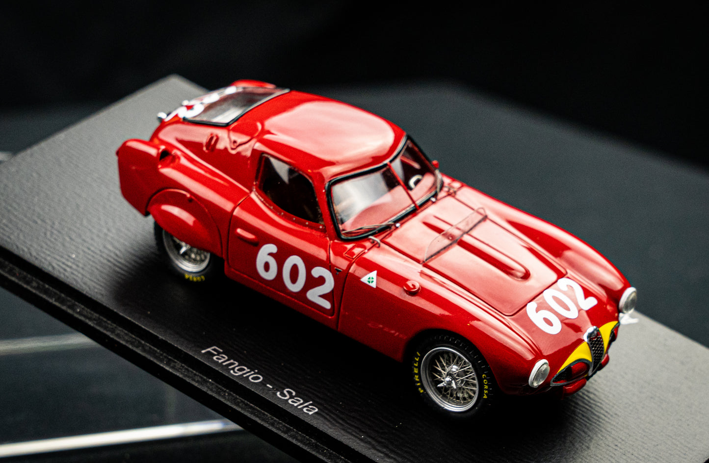 Alfa Romeo 6C 3000ccm #602 Fangio / Sala  2nd Mille Miglia 1953 1:43 Spark