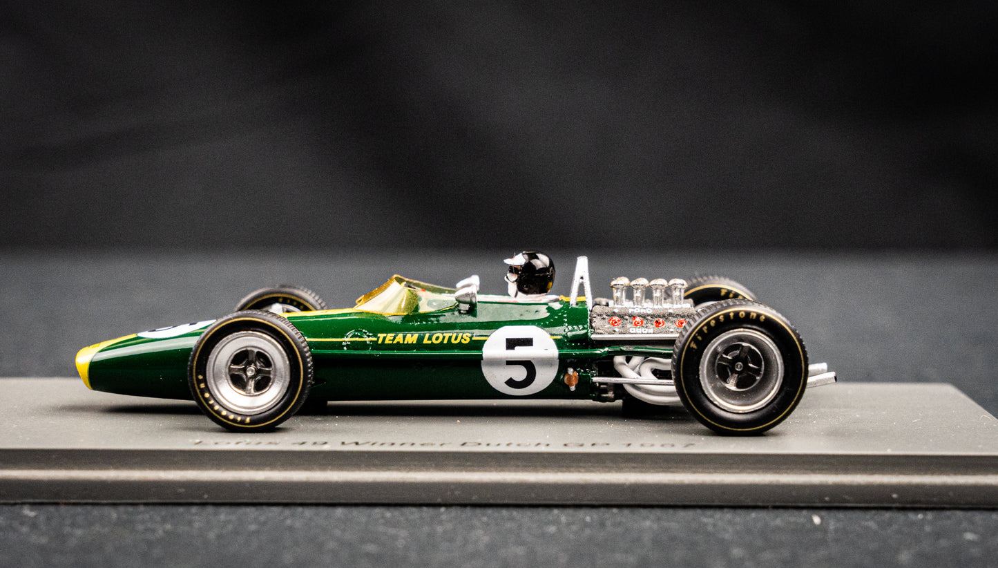 Lotus 49 #5 Jim Clark Sieger Formel 1 GP Niederlande 1967 1/43 Spark