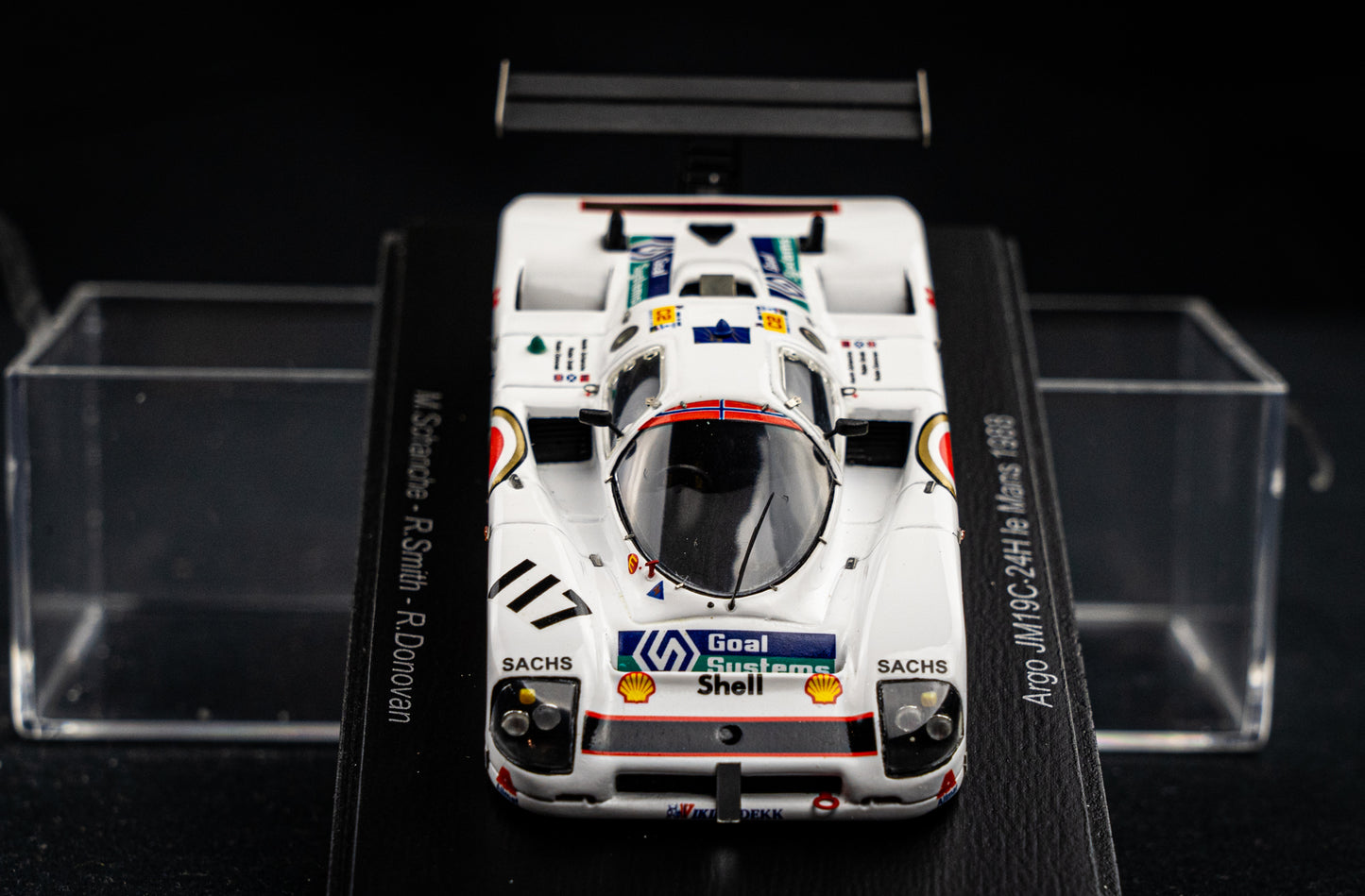 ARGO JM19C #117 Schanche / Smith / Donovan 24h LeMans 1988 - Spark 1:43