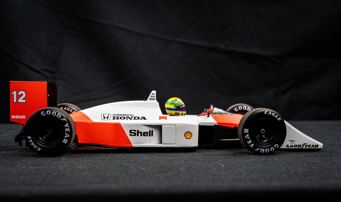 Ayrton Senna McLaren MP4/4 #12  Formel 1 Weltmeister 1988 - Minichamps 1:18