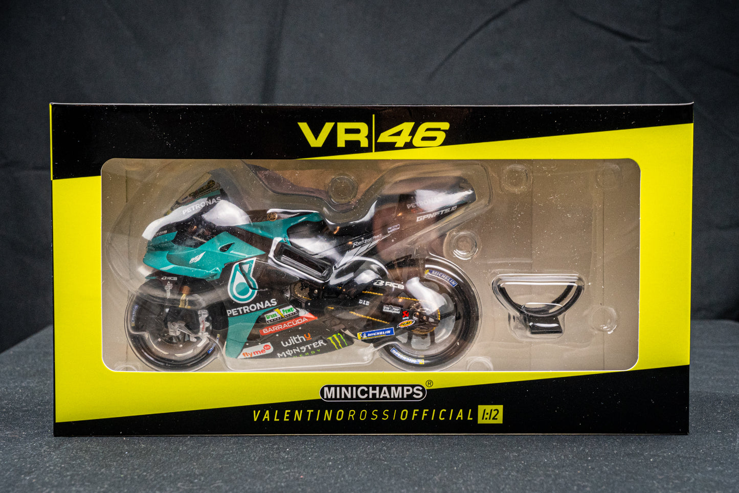 Valentino Rossi Yamaha YZR-M1 #46 lim. edition Last Race Valencia MotoGP 2021 1:12