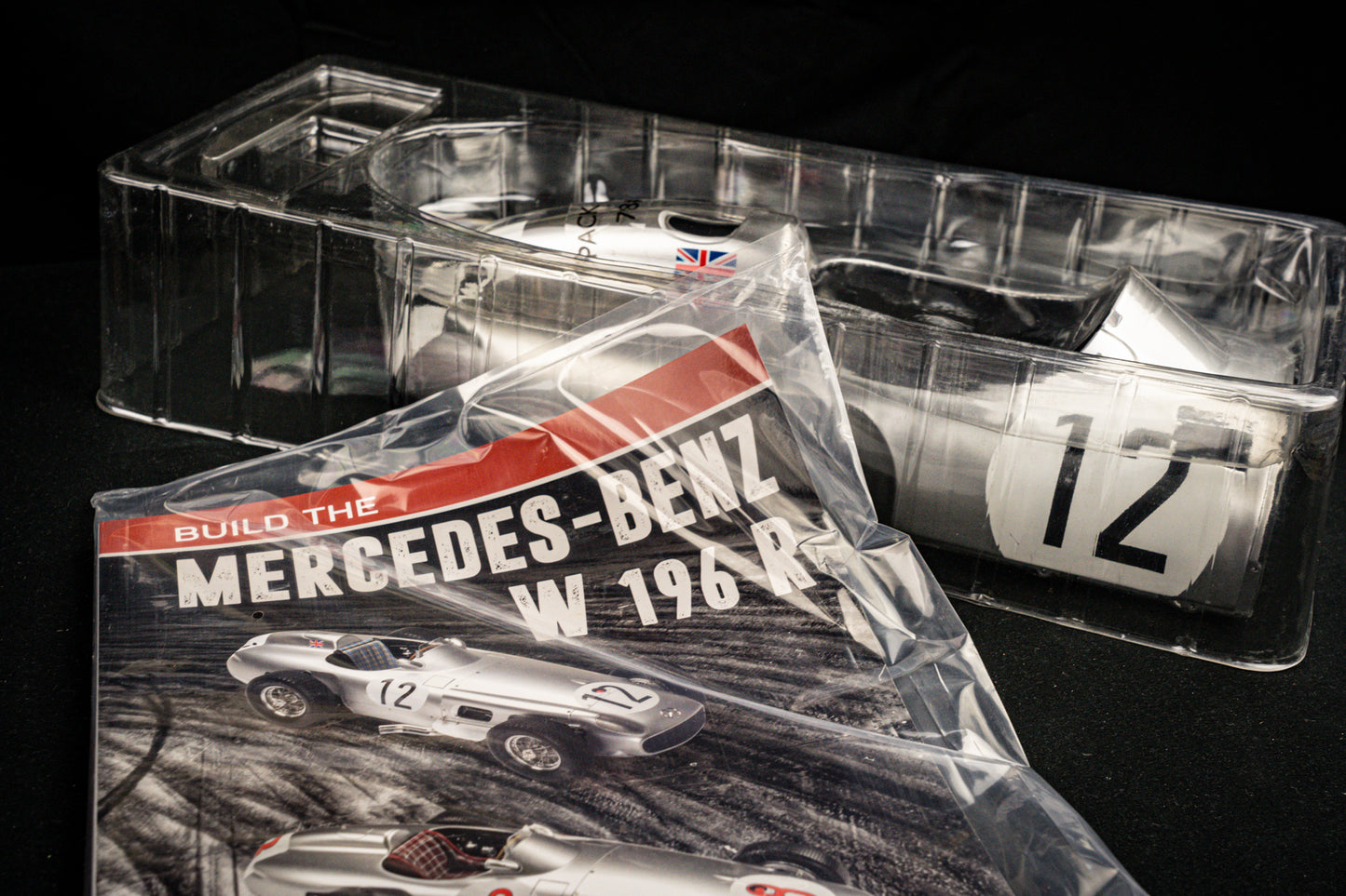 Mercedes W196 R no.12 Stirling Moss Formel 1 WM 1955 - IXO Collections 1:8