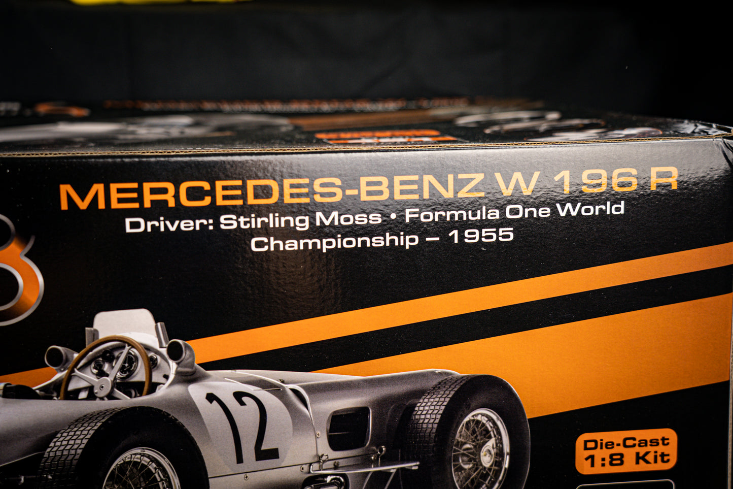 Mercedes W196 R no.12 Stirling Moss Formel 1 WM 1955 - IXO Collections 1:8