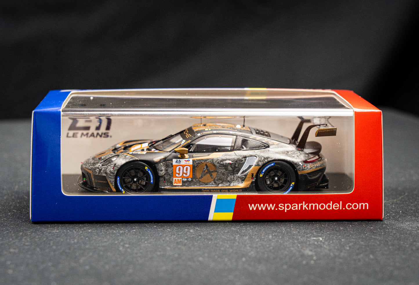 Porsche 911 RSR-19 #99 24h LeMans 2022 Hardpoint Motorsport 1:43 Spark