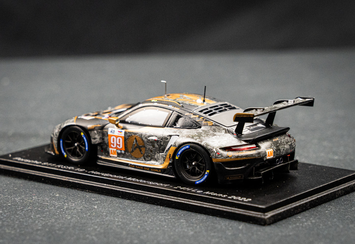 Porsche 911 RSR-19 #99 24h LeMans 2022 Hardpoint Motorsport 1:43 Spark