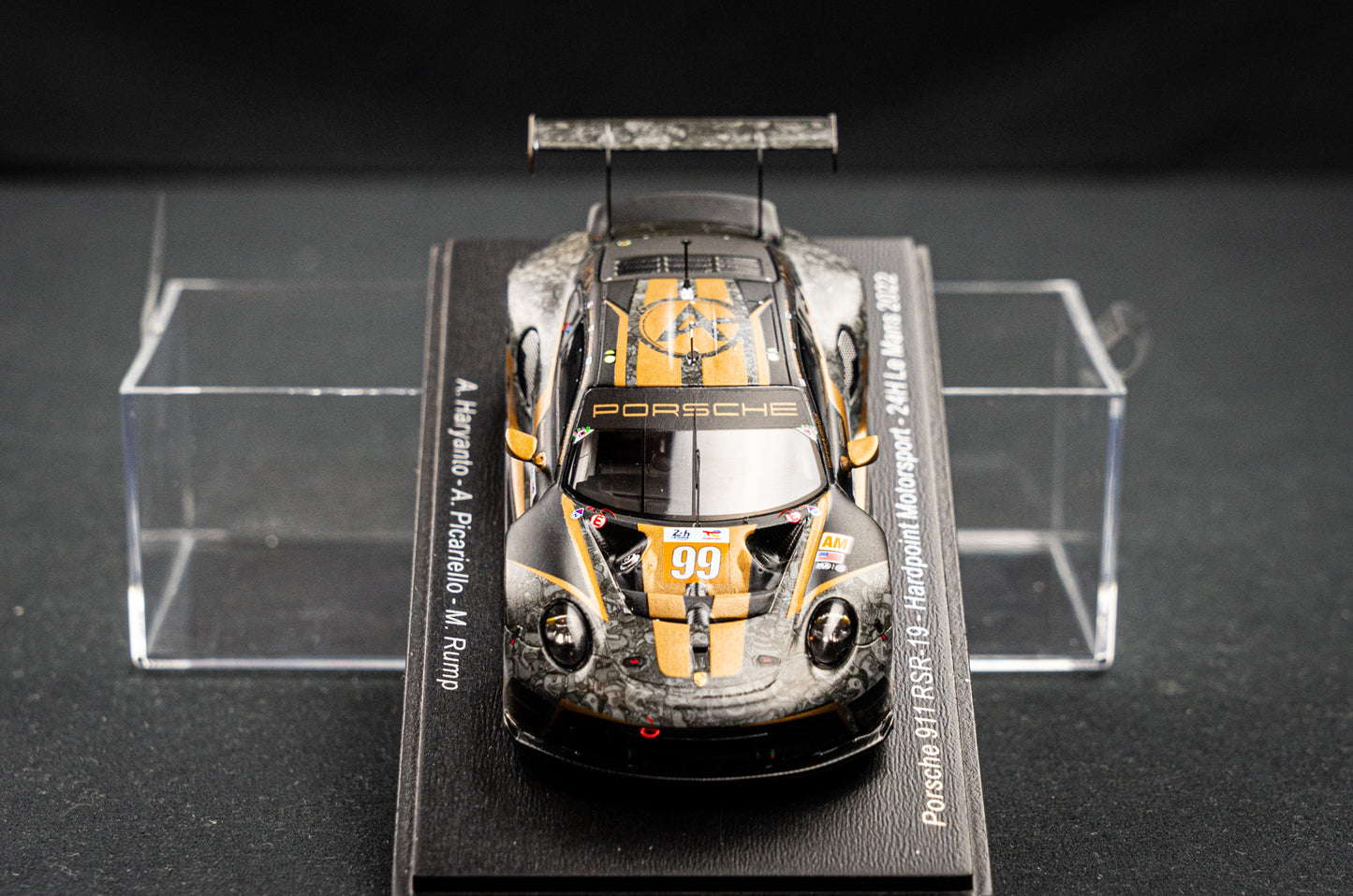 Porsche 911 RSR-19 #99 24h LeMans 2022 Hardpoint Motorsport 1:43 Spark