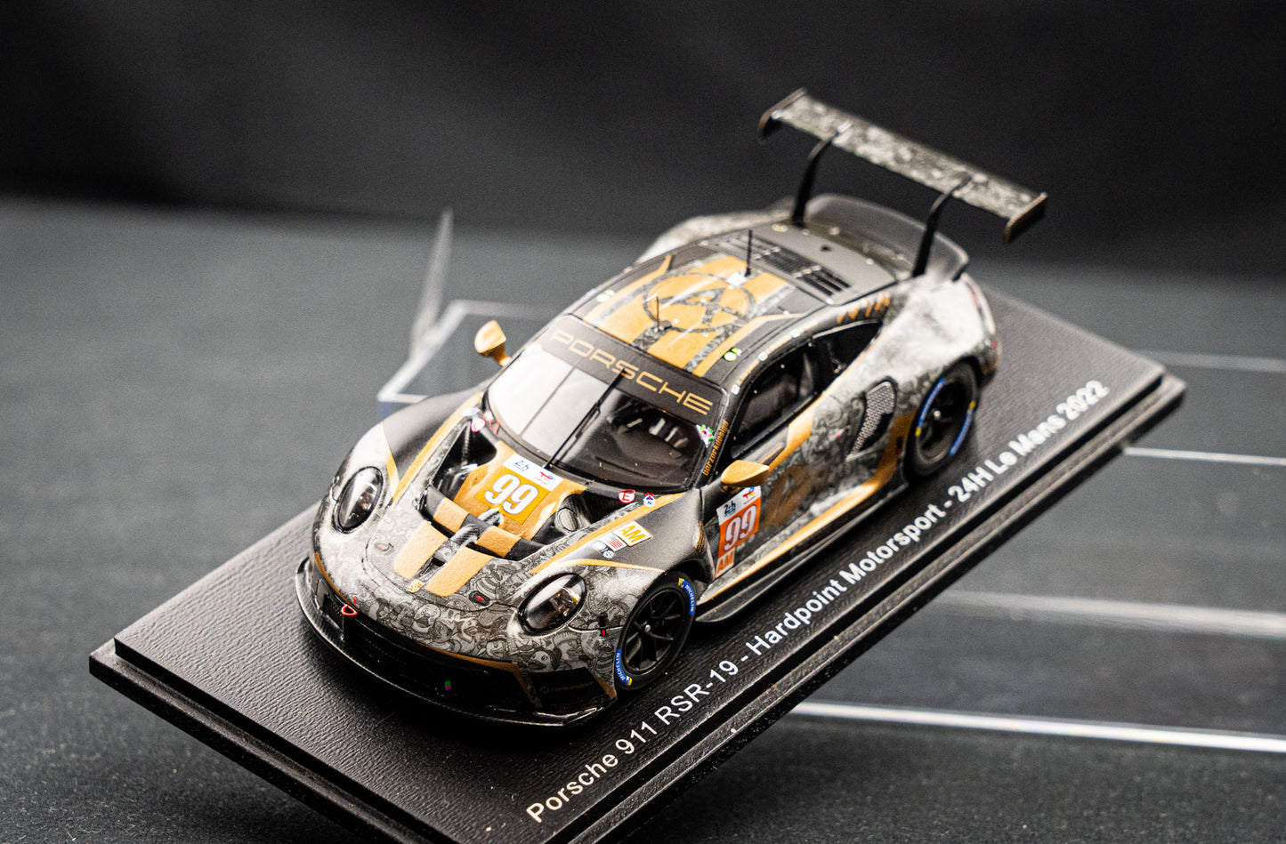 Porsche 911 RSR-19 #99 24h LeMans 2022 Hardpoint Motorsport 1:43 Spark