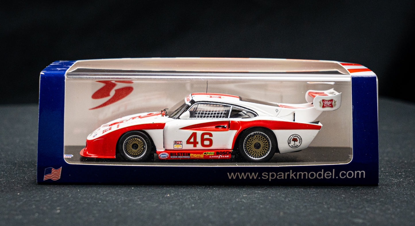 Porsche 935 JLP-3 #46 lim. 500 Stk. Sieger 500km John Paul Road Atlanta 1982 1:43 Spark