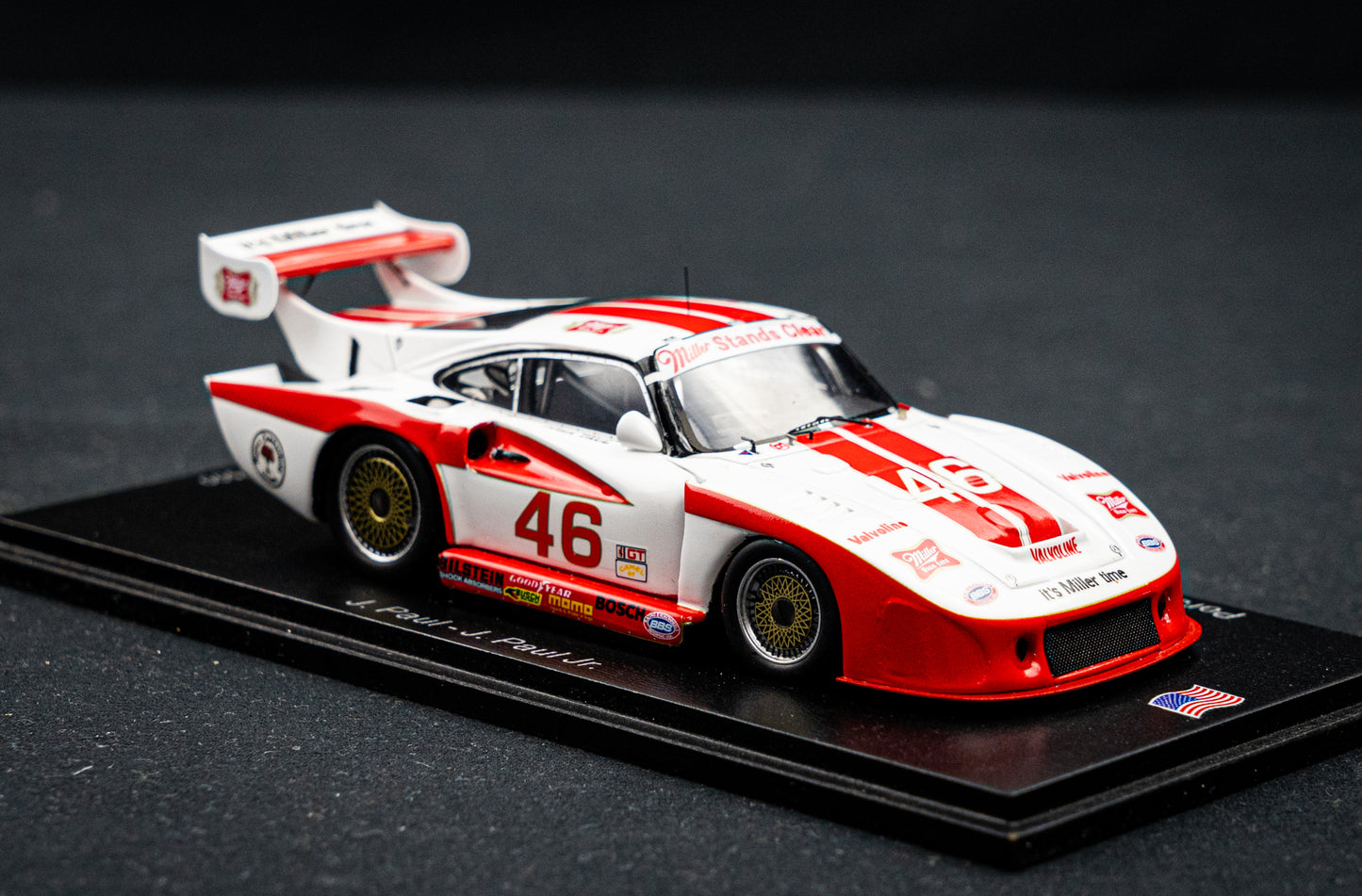 Porsche 935 JLP-3 #46 lim. 500 Stk. Sieger 500km John Paul Road Atlanta 1982 1:43 Spark