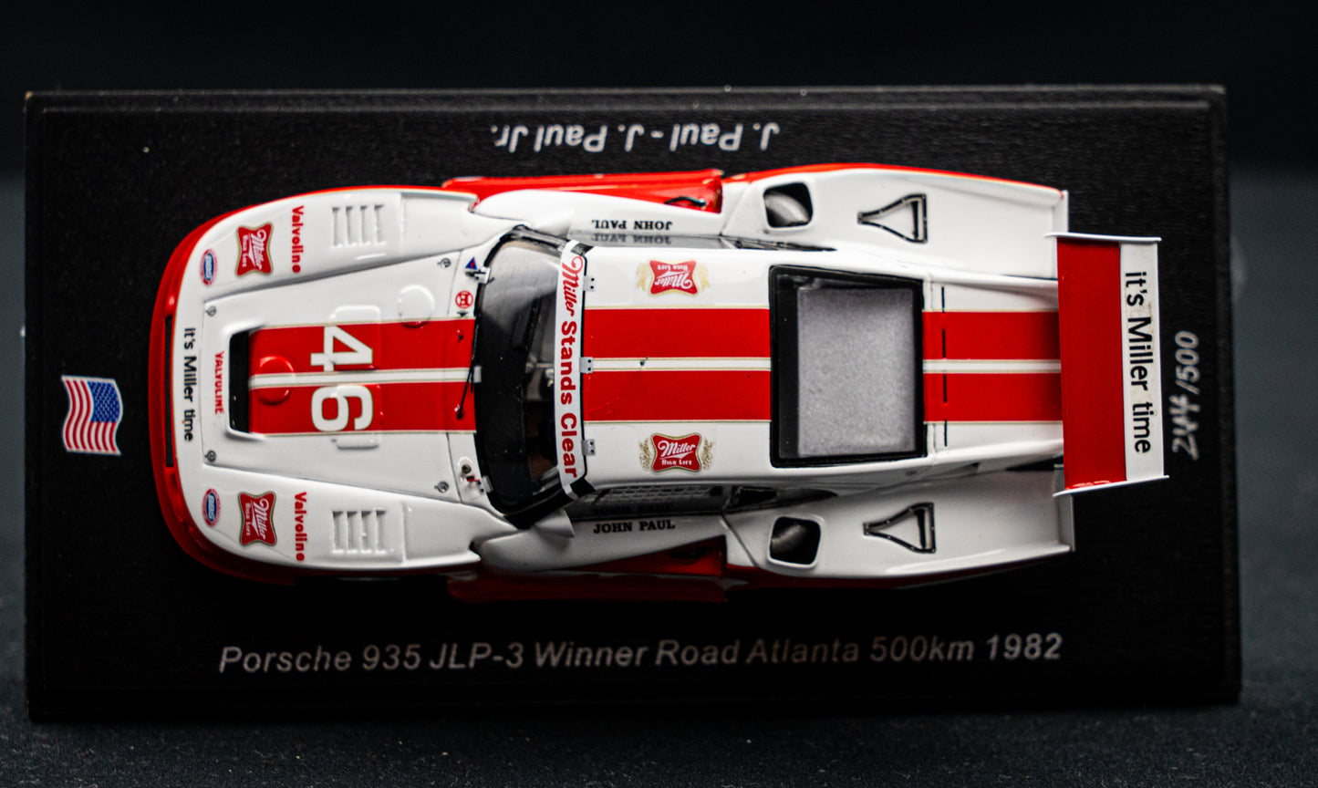 Porsche 935 JLP-3 #46 lim. 500 Stk. Sieger 500km John Paul Road Atlanta 1982 1:43 Spark