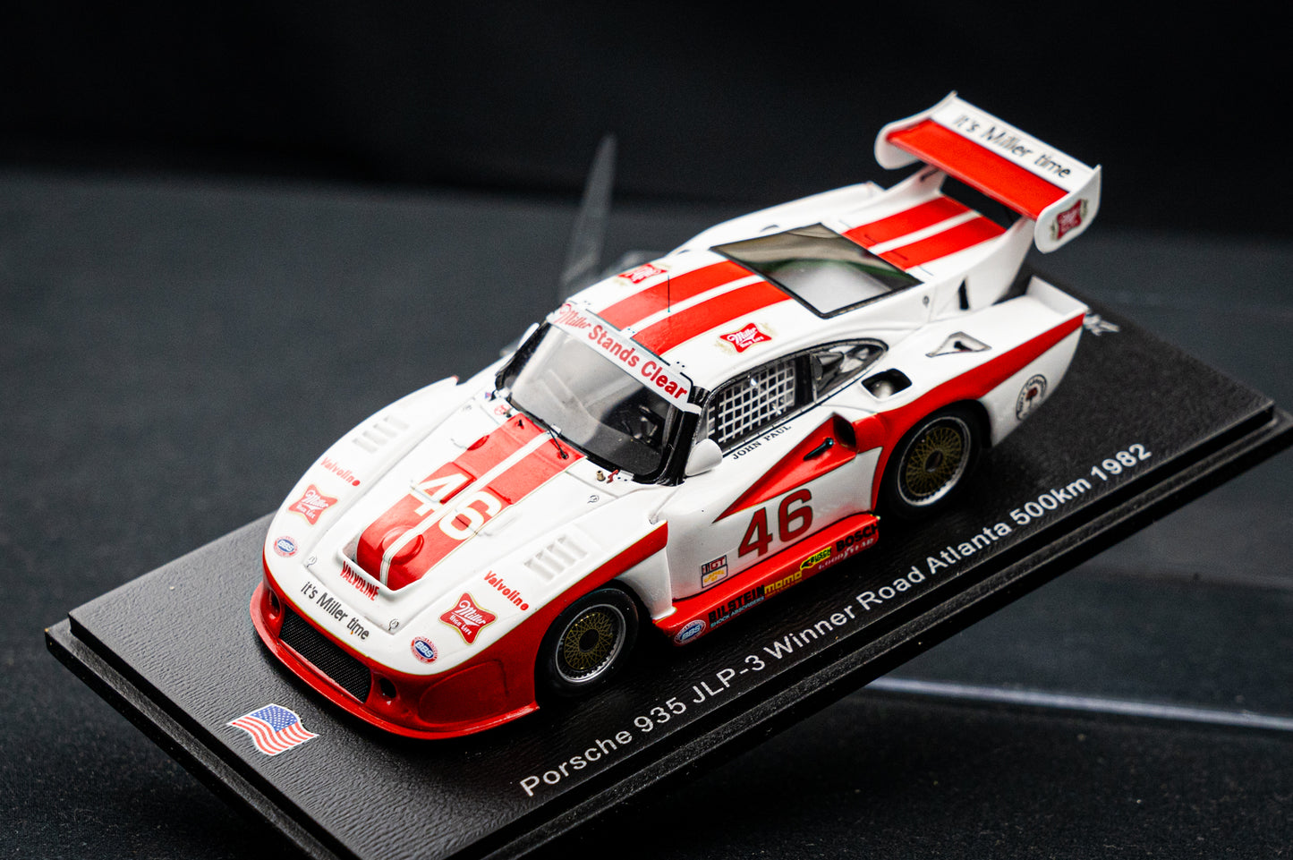 Porsche 935 JLP-3 #46 lim. 500 Stk. Sieger 500km John Paul Road Atlanta 1982 1:43 Spark