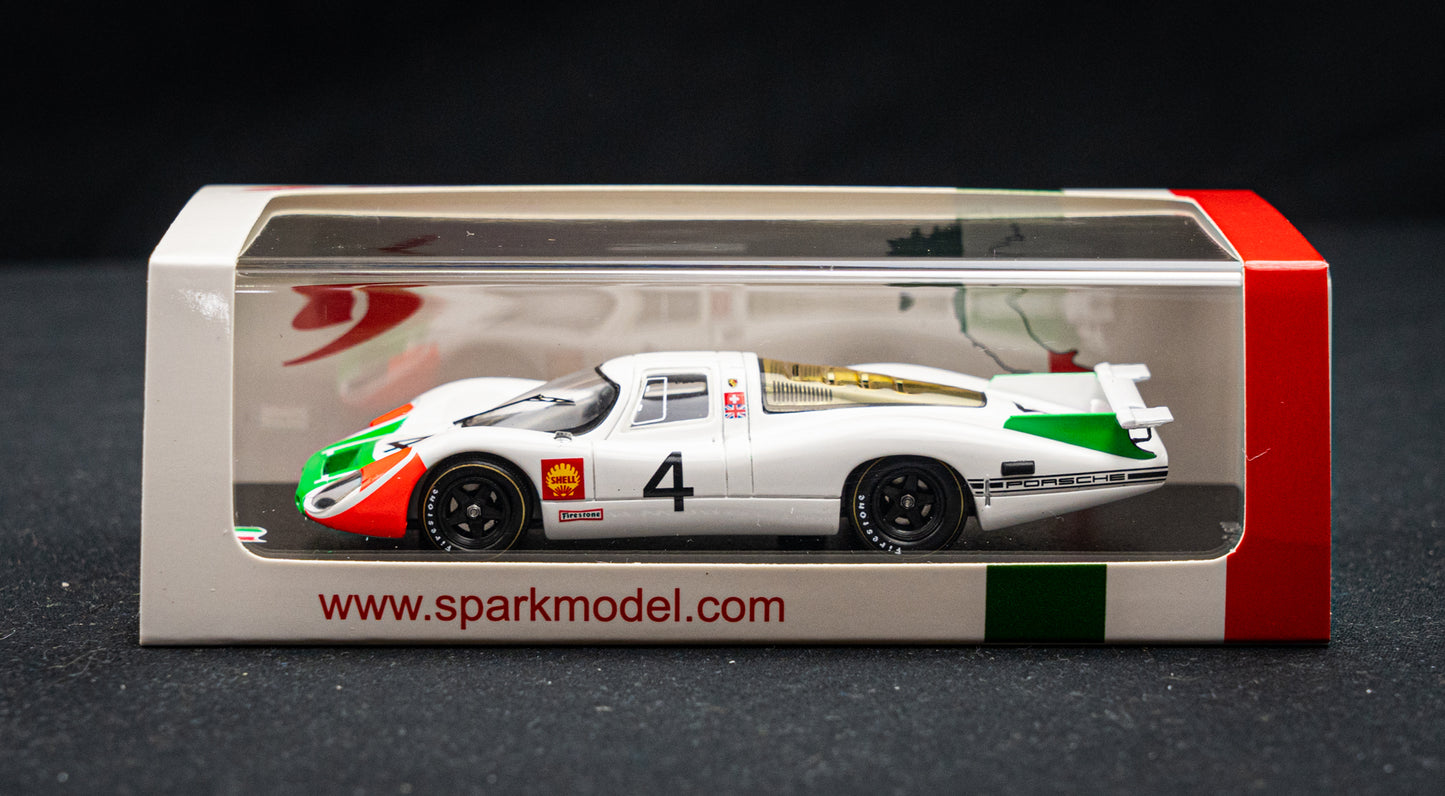 Porsche 908 LH #4 Siffert/Redman Sieger 1000 km Monza 1969, Spark 1:43