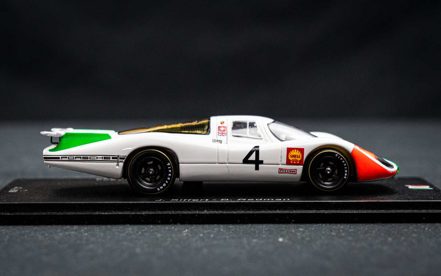 Porsche 908 LH #4 Siffert/Redman Sieger 1000 km Monza 1969, Spark 1:43