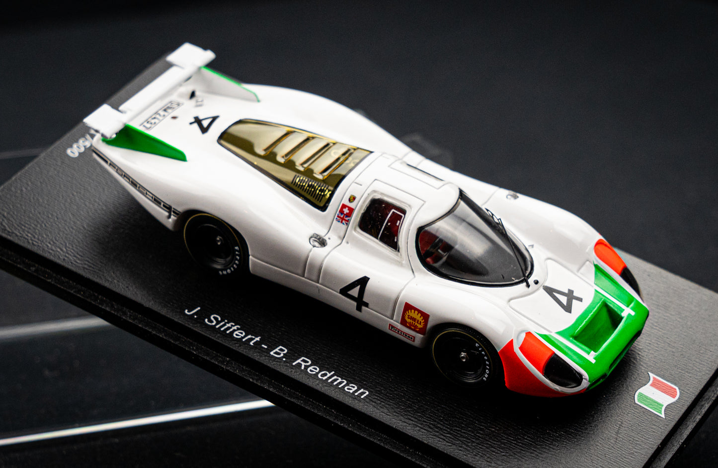 Porsche 908 LH #4 Siffert/Redman Sieger 1000 km Monza 1969, Spark 1:43