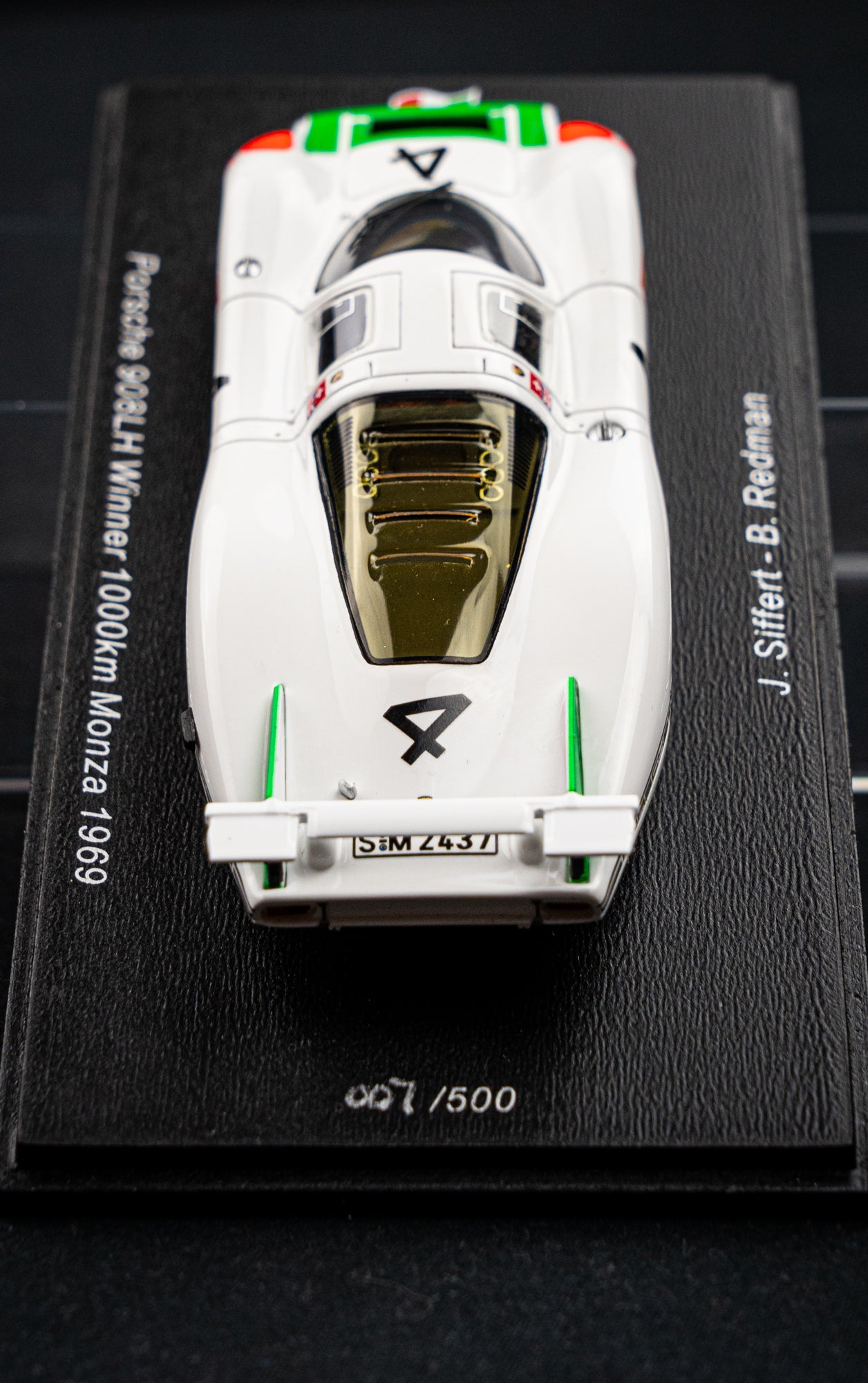 Porsche 908 LH #4 Siffert/Redman Sieger 1000 km Monza 1969, Spark 1:43