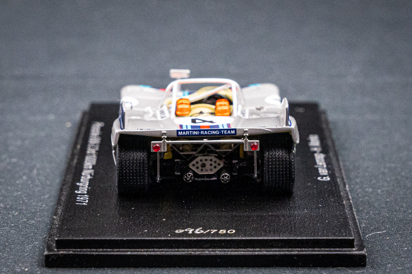 Porsche 908/03 #4 lim. 750 pcs. van Lennep / Marko 3rd 1000km Nürburgring 1971 Spark 1:43