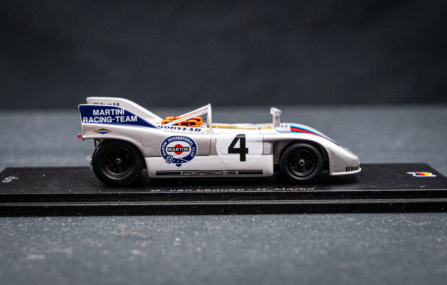 Porsche 908/03 #4 lim. 750 pcs. van Lennep / Marko 3rd 1000km Nürburgring 1971 Spark 1:43