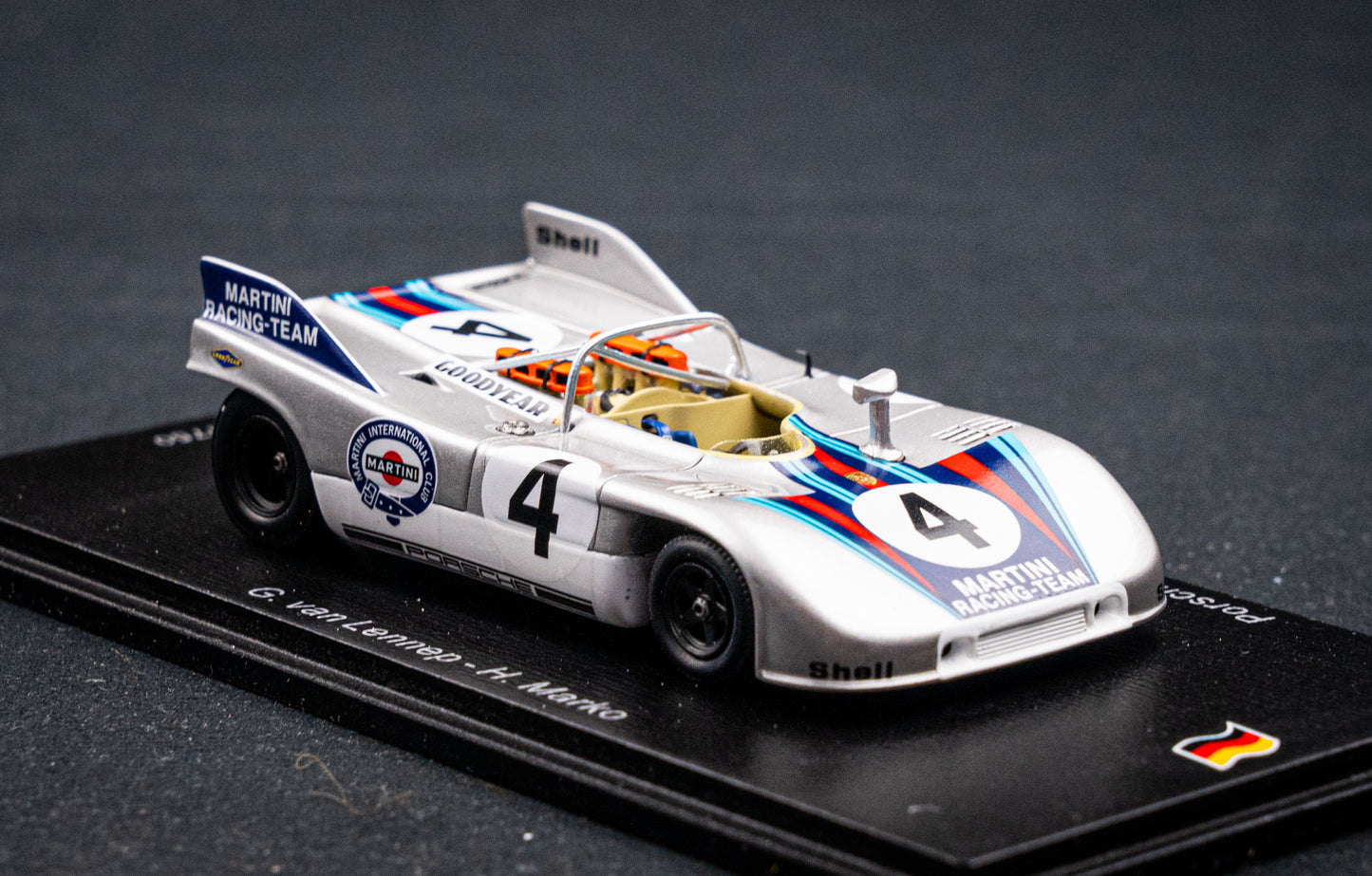 Porsche 908/03 #4 lim. 750 pcs. van Lennep / Marko 3rd 1000km Nürburgring 1971 Spark 1:43