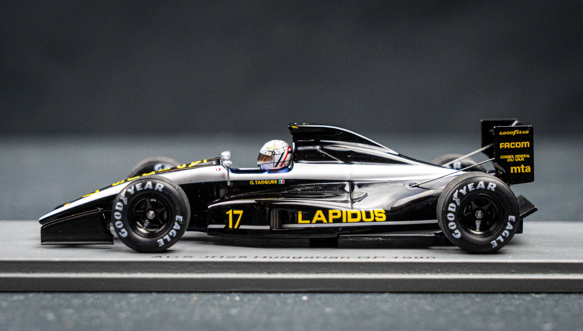 SPARK-MODEL S7222 Scale 1/43 | AGS F1 JH25 N 17 HONGRIE GP