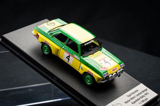 Opel Ascona DSN lim. edition 1/150 Stk. #4 W. Röhrl / J. Berger Alpenfahrt 1973