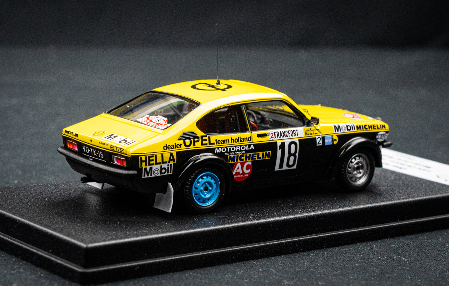 Opel Kadett GT/E DSN lim. 1/150 Stk. #18 L. Carlsson / de Jong Ra - Rallye Monte Carlo 1978