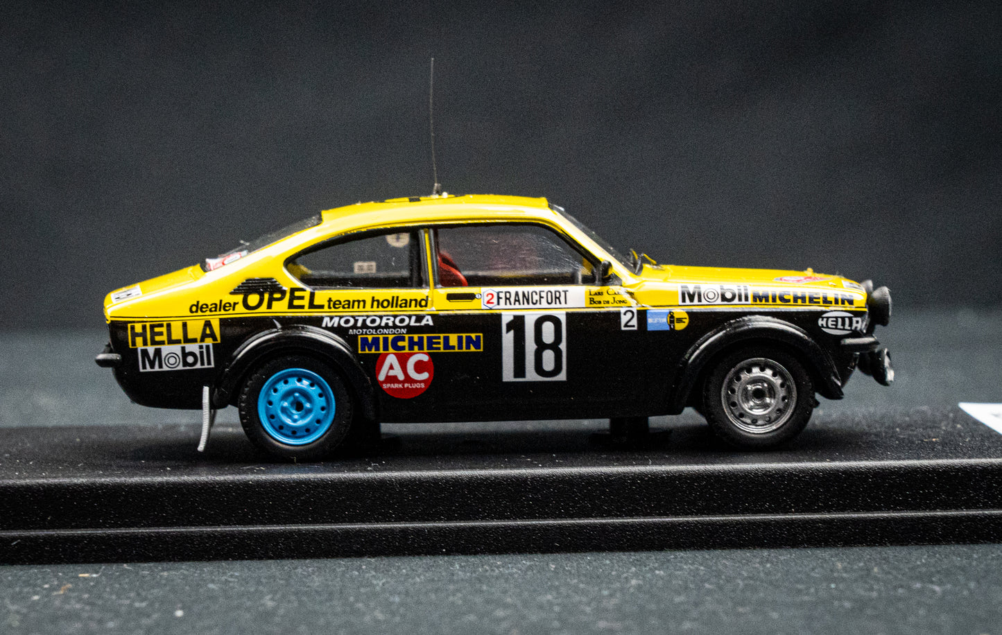 Opel Kadett GT/E DSN lim. 1/150 Stk. #18 L. Carlsson / de Jong Ra - Rallye Monte Carlo 1978