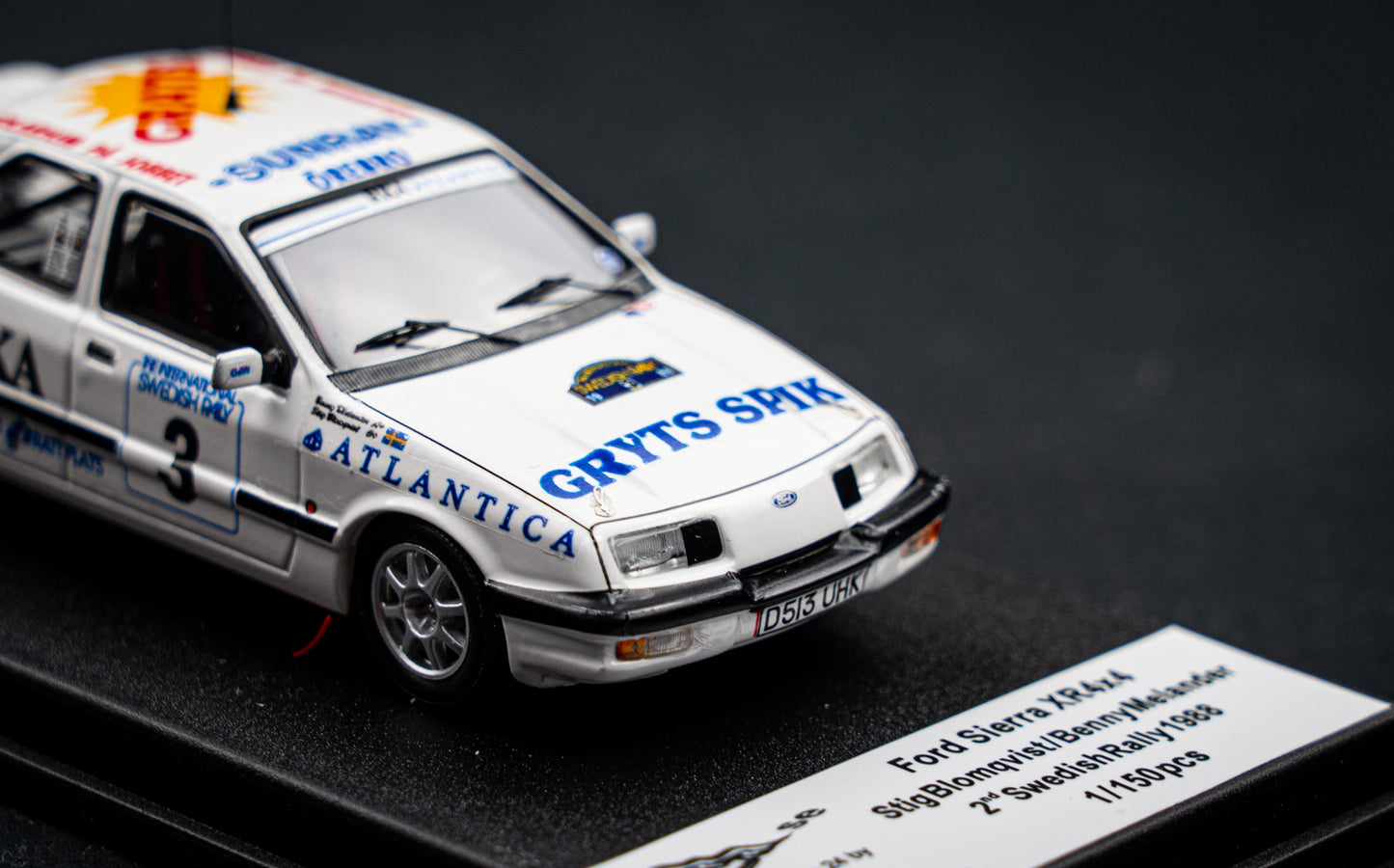 Ford Sierra XR 4x4 lim. 1/150 Stk. #3 S. Blomquist / B. Mellander 2nd Schweden Rallye 1988