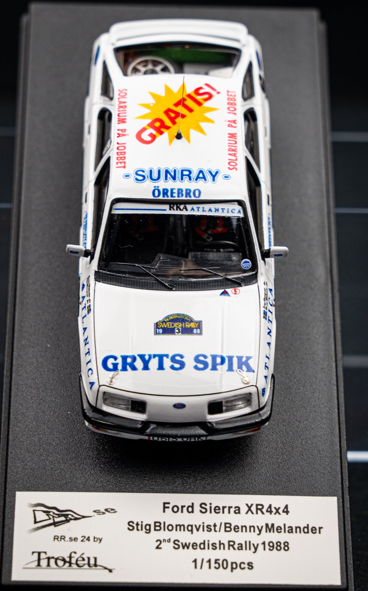 Ford Sierra XR 4x4 lim. 1/150 Stk. #3 S. Blomquist / B. Mellander 2nd Schweden Rallye 1988