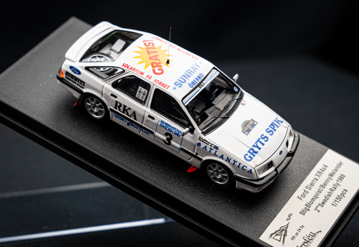 Ford Sierra XR 4x4 lim. 1/150 Stk. #3 S. Blomquist / B. Mellander 2nd Schweden Rallye 1988