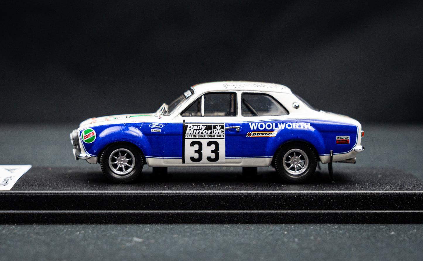 Ford Escort Mk1 lim. 1/150 Stk. #33 V. Preston / P. White RAC Rallye 1973