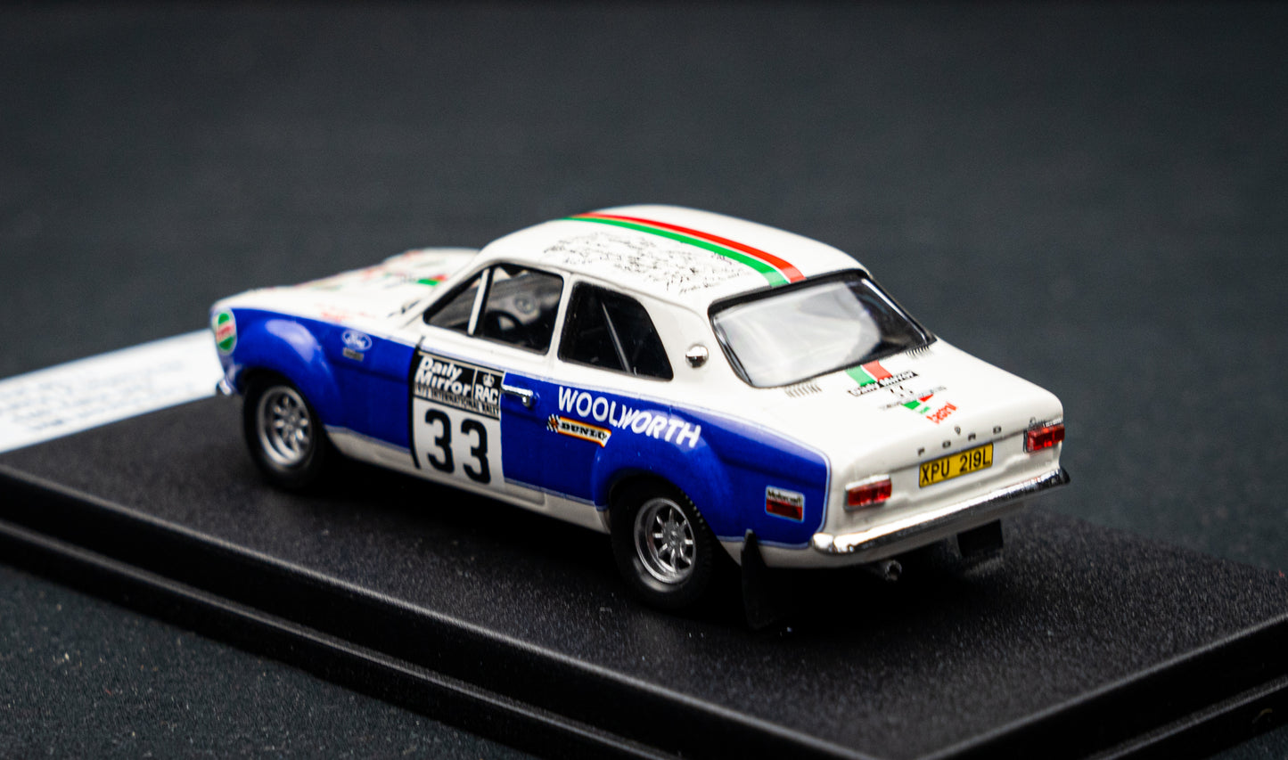 Ford Escort Mk1 lim. 1/150 Stk. #33 V. Preston / P. White RAC Rallye 1973