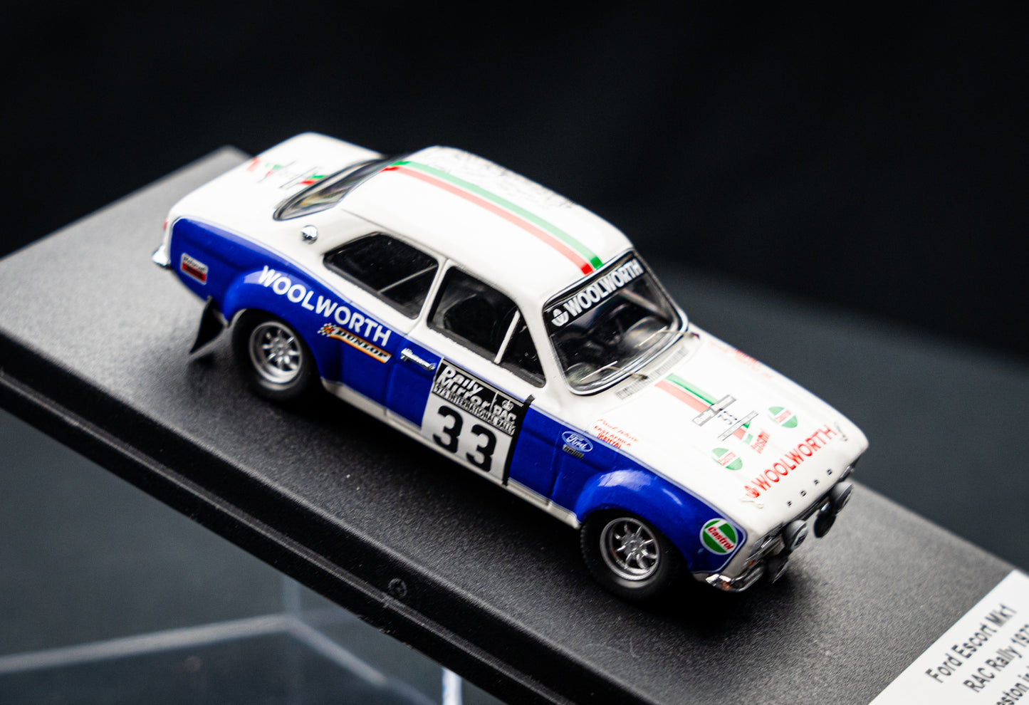 Ford Escort Mk1 lim. 1/150 Stk. #33 V. Preston / P. White RAC Rallye 1973