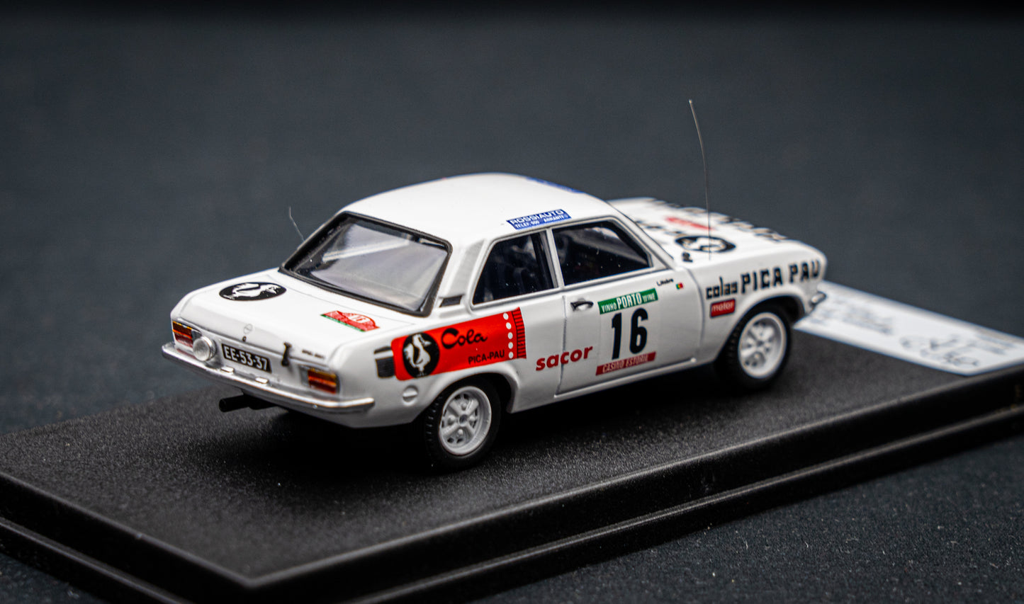 Opel Ascona lim. edition 1/150 Stk. #16 S. Mendes / J. Nobre 5th Portugal Rallye 1978 DSN