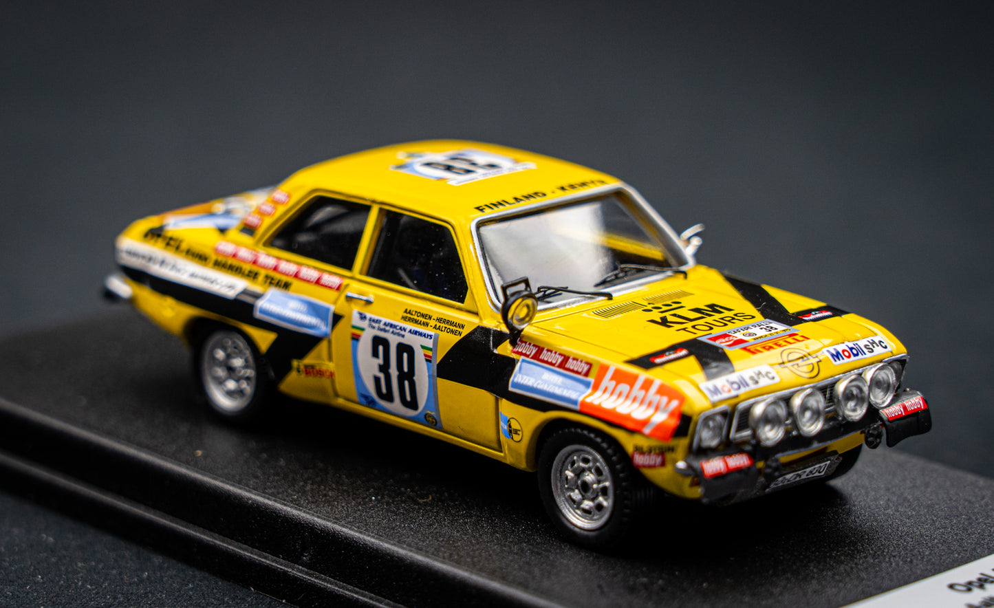 Opel Ascona lim. edition 1/150 Stk. #38 R. Altonen / E. Hermann Safari Rallye 1975 DSN