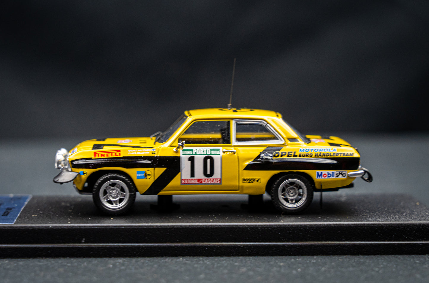 Opel Ascona lim. edition 1/150 Stk. #10 R. Altonen / C. Billstam 4th Portugal Rallye 1975 DSN1:43