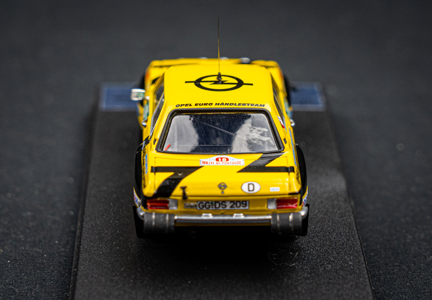 Opel Ascona lim. edition 1/150 Stk. #10 R. Altonen / C. Billstam 4th Portugal Rallye 1975 DSN1:43