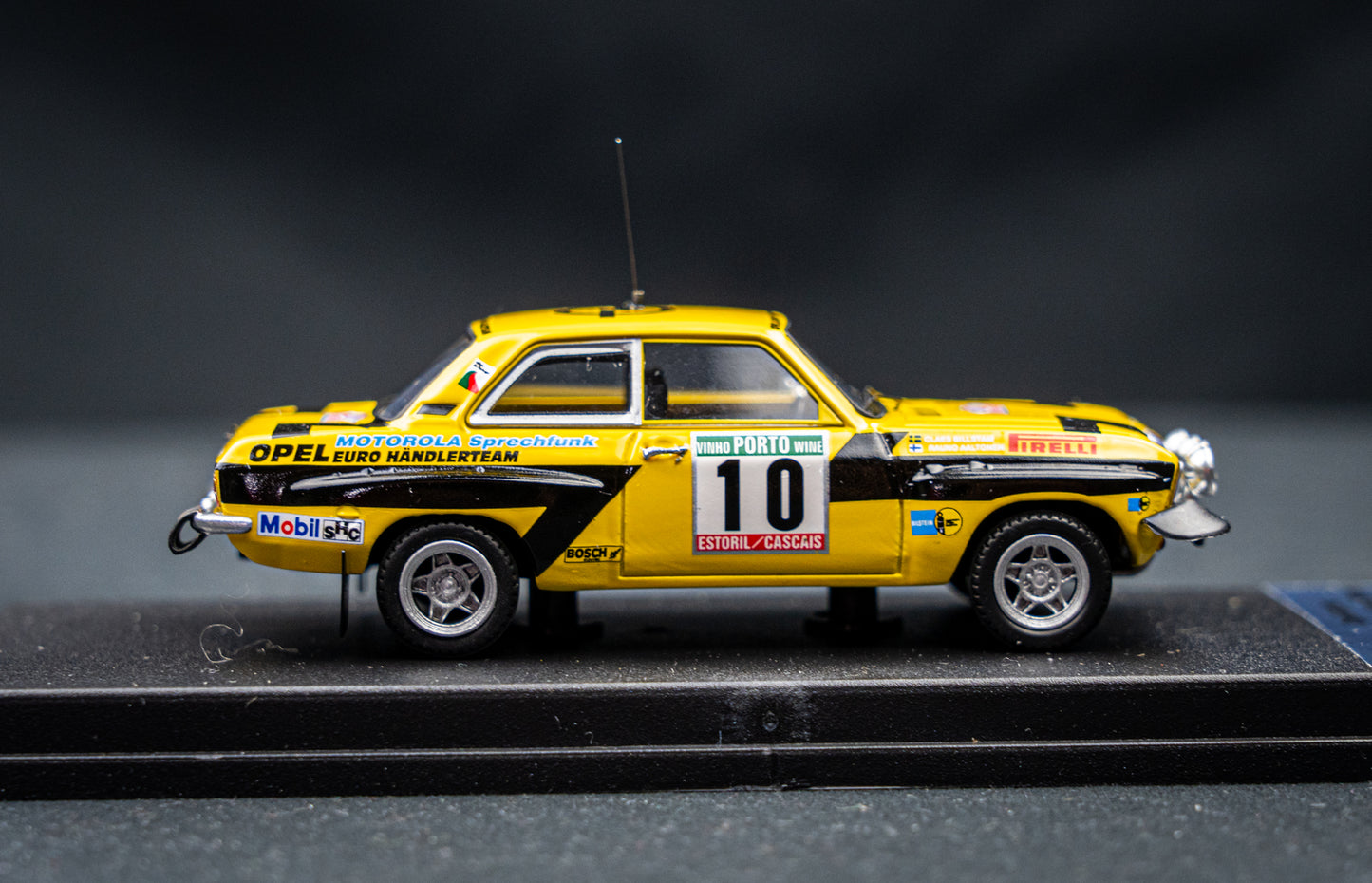 Opel Ascona lim. edition 1/150 Stk. #10 R. Altonen / C. Billstam 4th Portugal Rallye 1975 DSN1:43