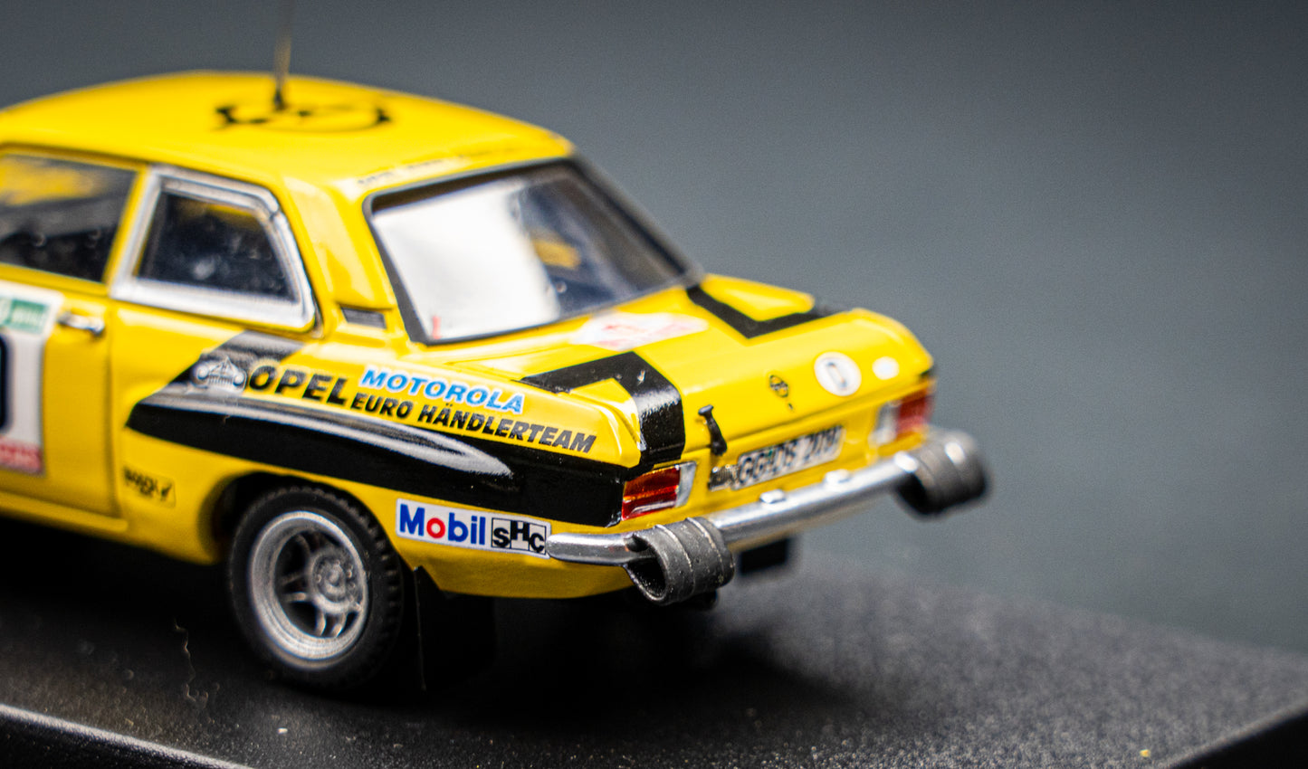 Opel Ascona lim. edition 1/150 Stk. #10 R. Altonen / C. Billstam 4th Portugal Rallye 1975 DSN1:43