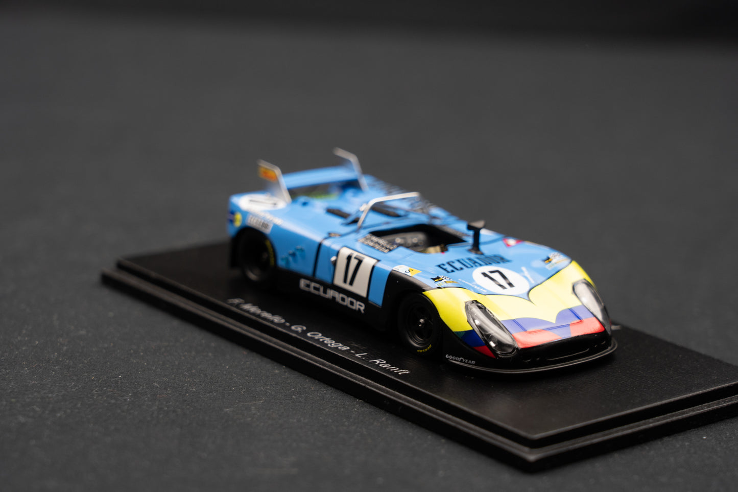 Porsche 908/02 #17  Merello / Ortega / Ranft - 24h LeMans 1974 Spark 1:43