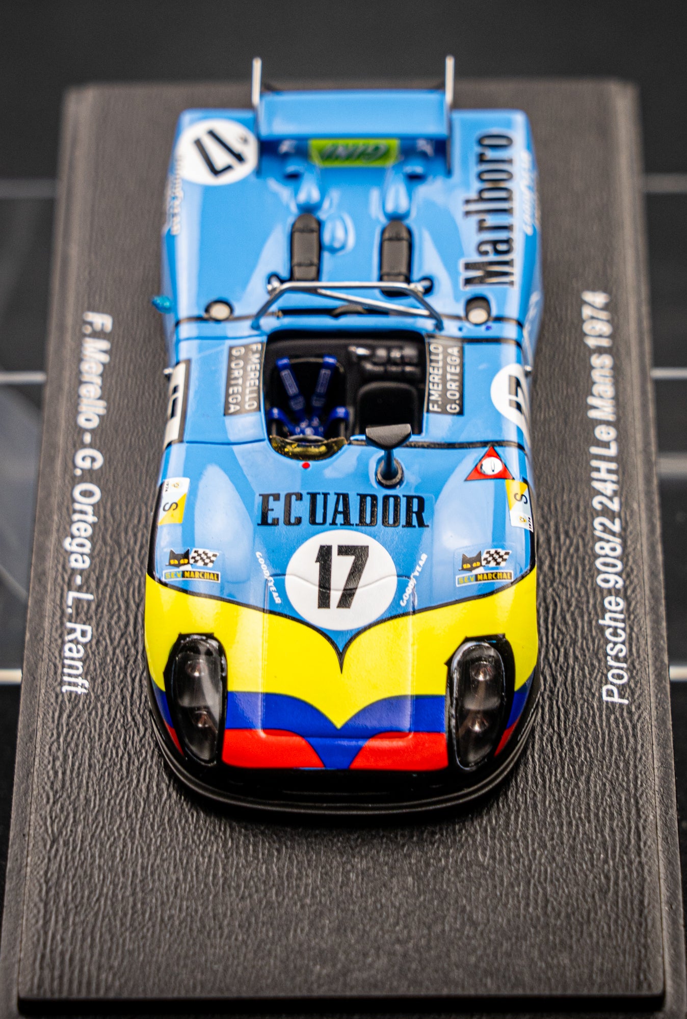 Porsche 908/02 #17  Merello / Ortega / Ranft - 24h LeMans 1974 Spark 1:43