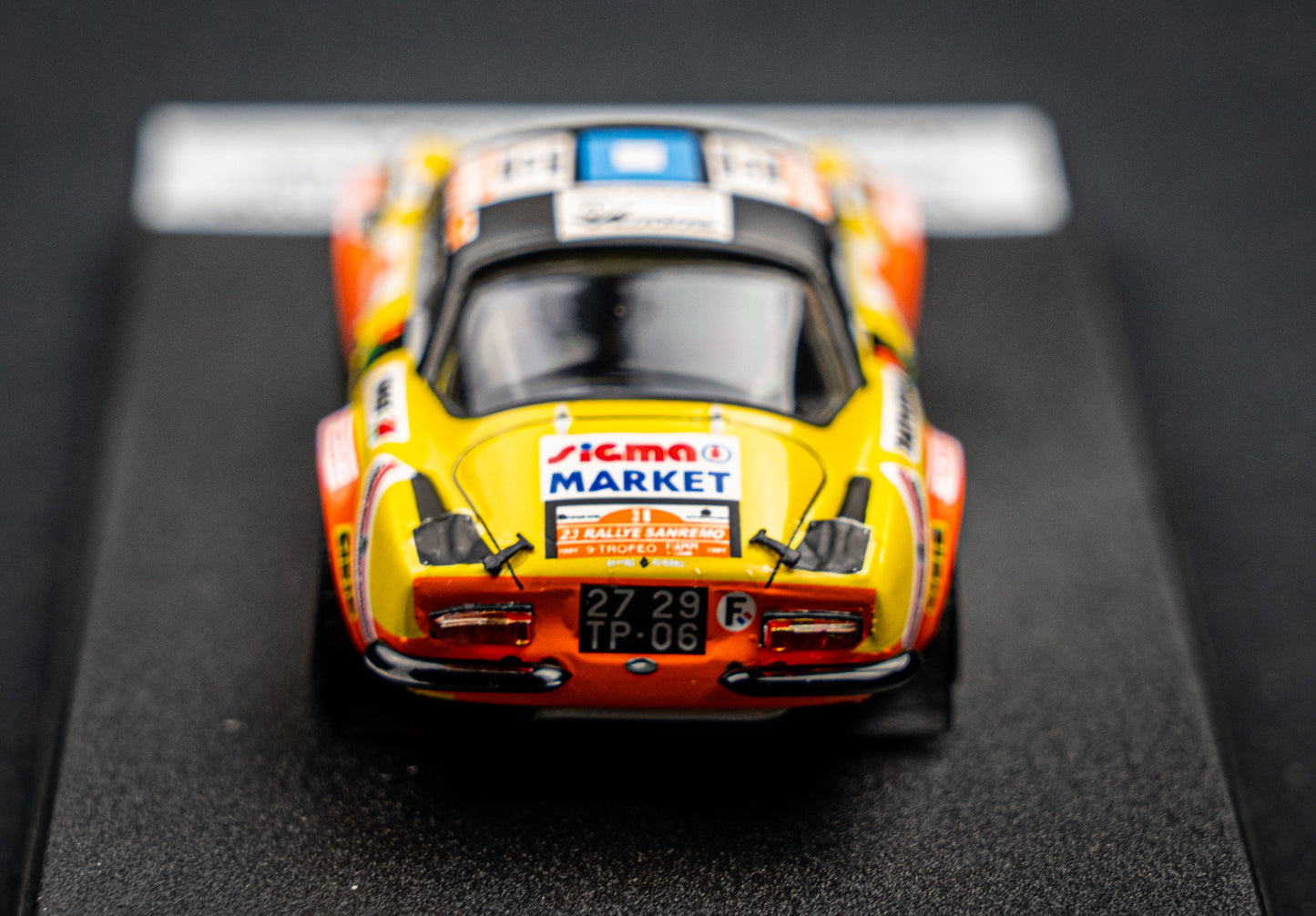 Renault Alpine A110 lim. 1/150 Stk. #38 C. Rey / Struyf San Remo Rallye 1981 Trofeu 1:43