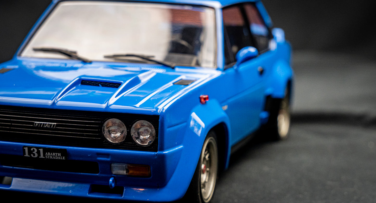 Fiat 131 Abarth 1980 - blau Solido 1:18