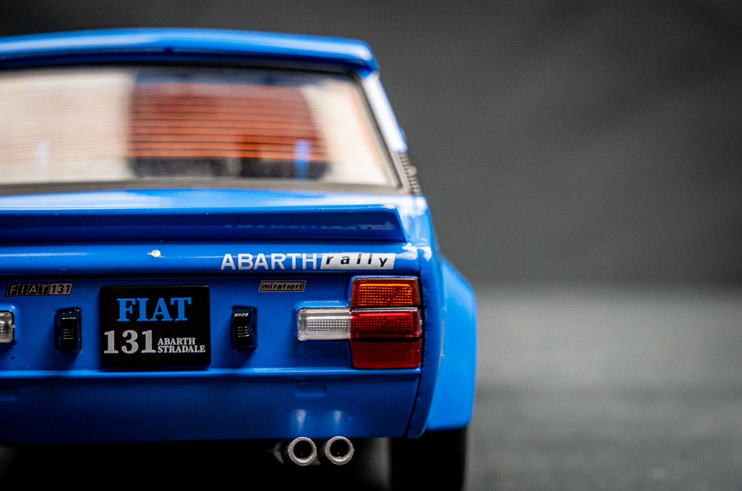 Fiat 131 Abarth 1980 - blau Solido 1:18