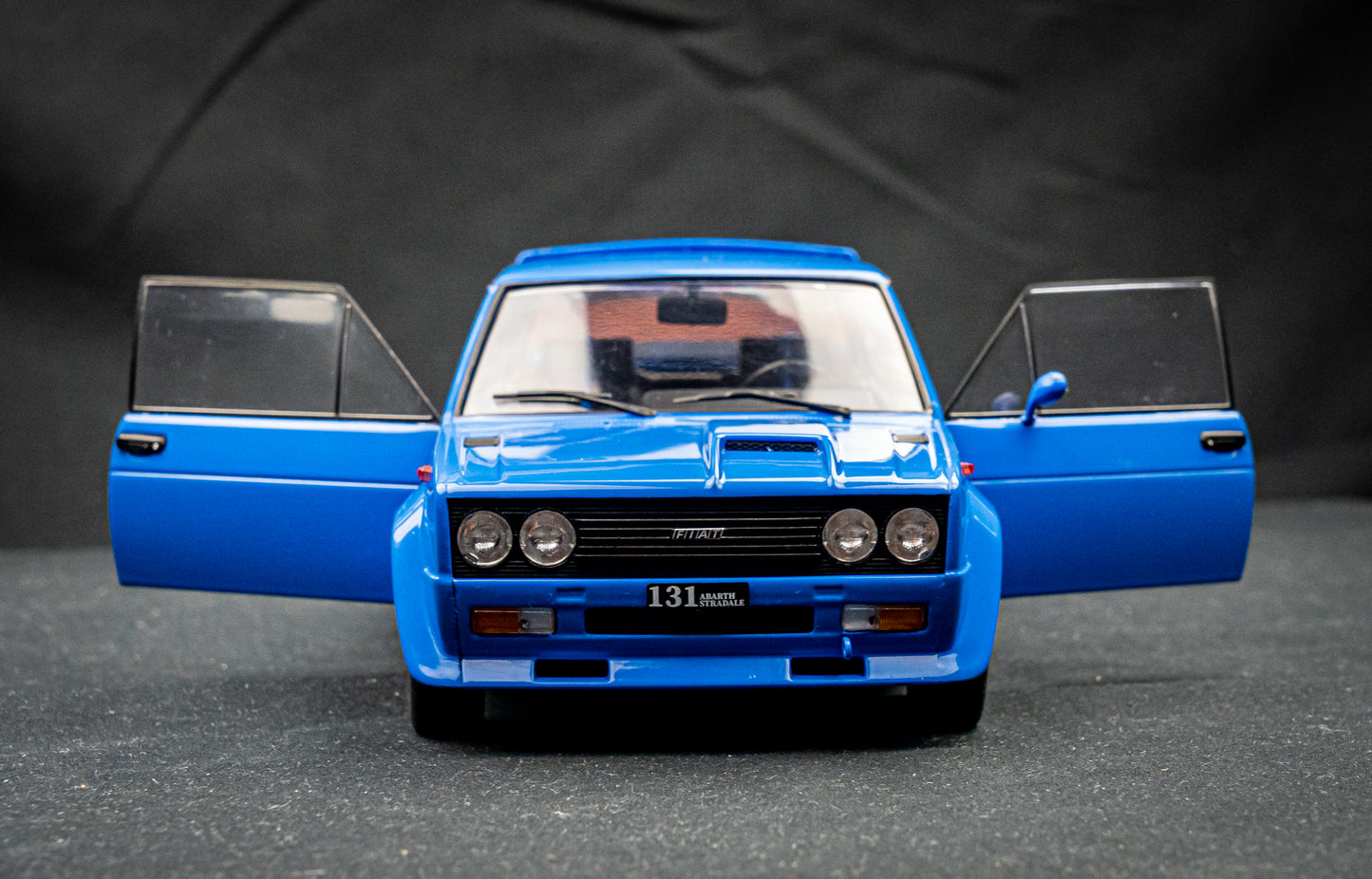 Fiat 131 Abarth 1980 - blau Solido 1:18