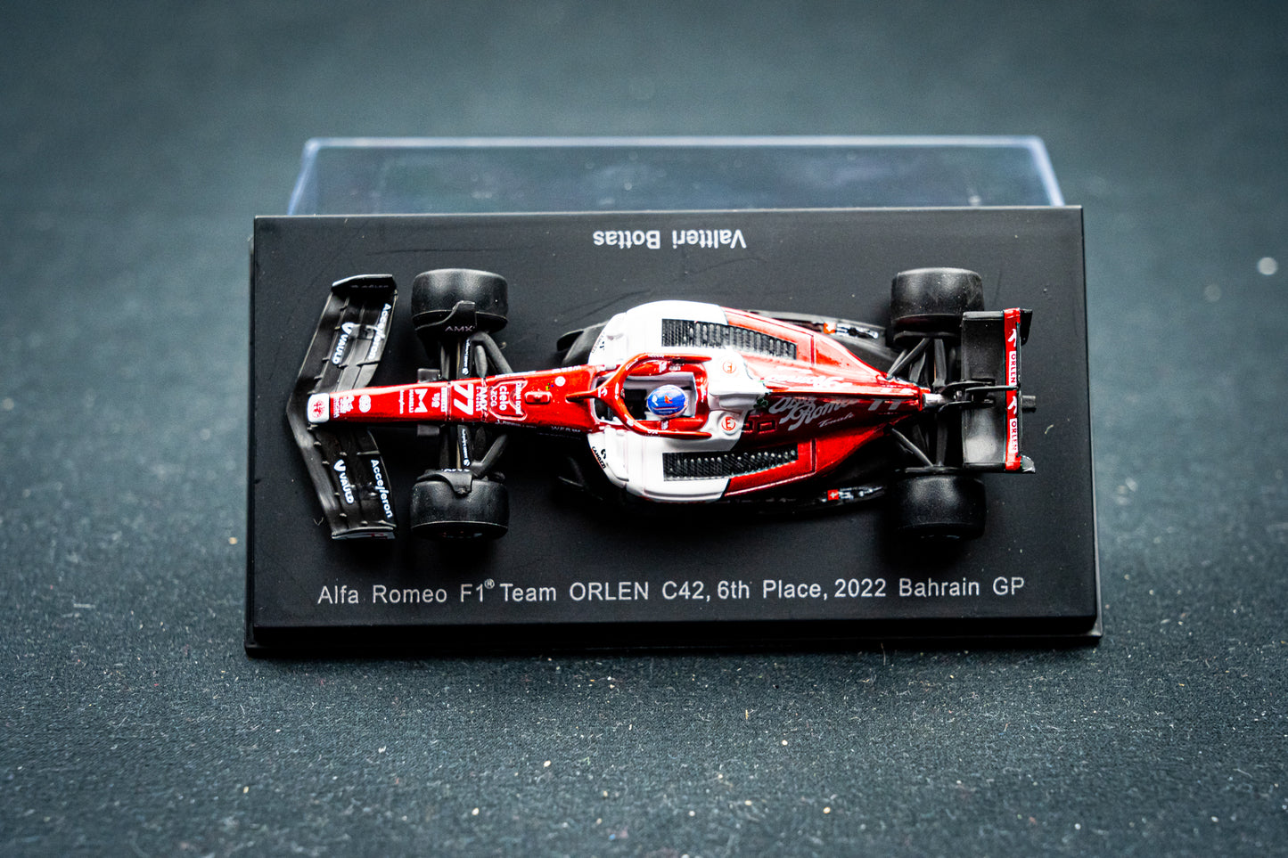 Valtteri Bottas Alfa Romeo C42 #77 6th Bahrain GP Formel 1 2022 1:64 Spark