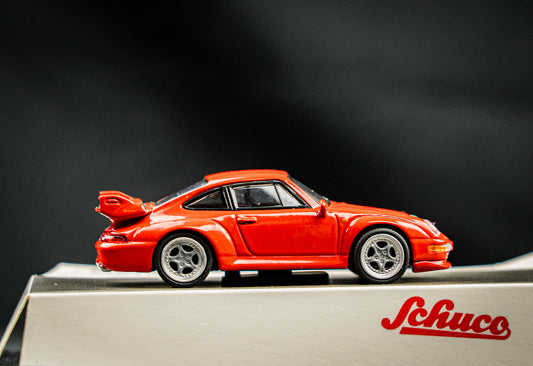 Porsche 911 (993) GT2 - BJ 1995 - 1997 in rot / Schuco Maßstab 1:64