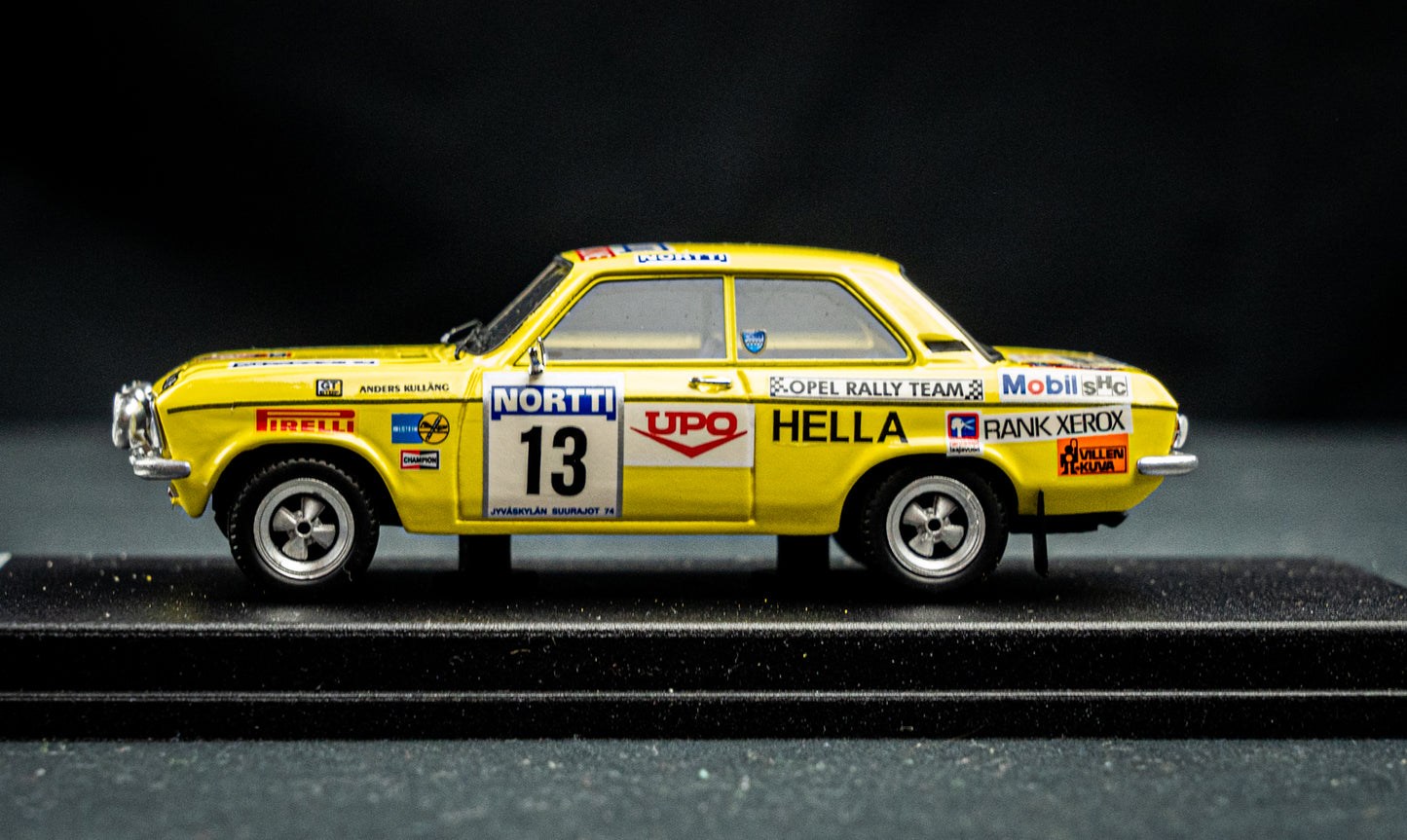 Opel Ascona A - Lim. Edition 1/150 #13 Kullang / Anderson - 8th 1000 Lakes Rallye 1974