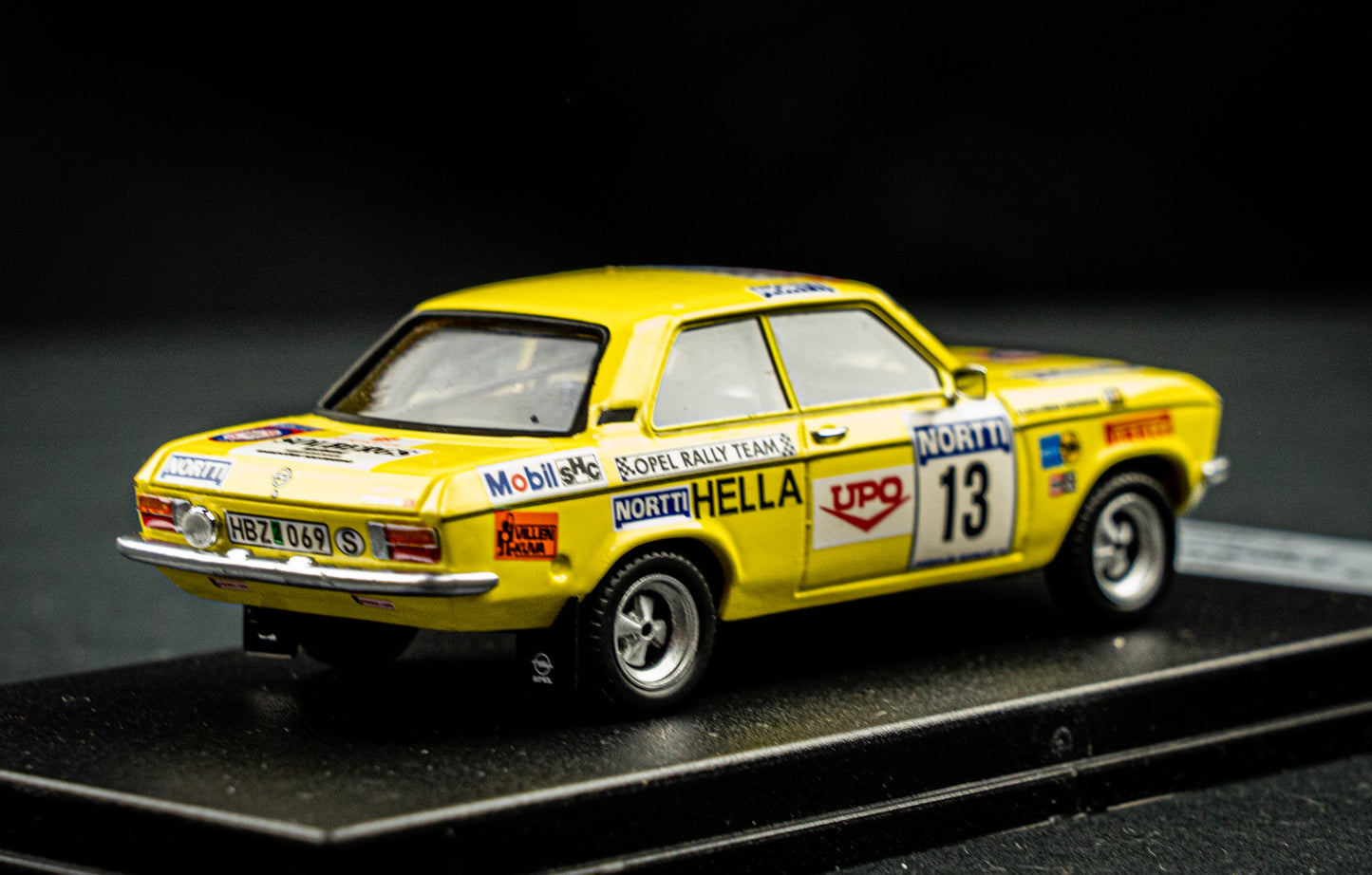 Opel Ascona A - Lim. Edition 1/150 #13 Kullang / Anderson - 8th 1000 Lakes Rallye 1974