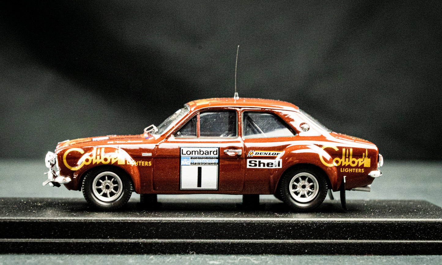 Ford Escort Mk1 #1 T. Mäkinen / H. Liddon RAC Rallye 1974 lim. Edition 1 / 150 Stk. 1:43