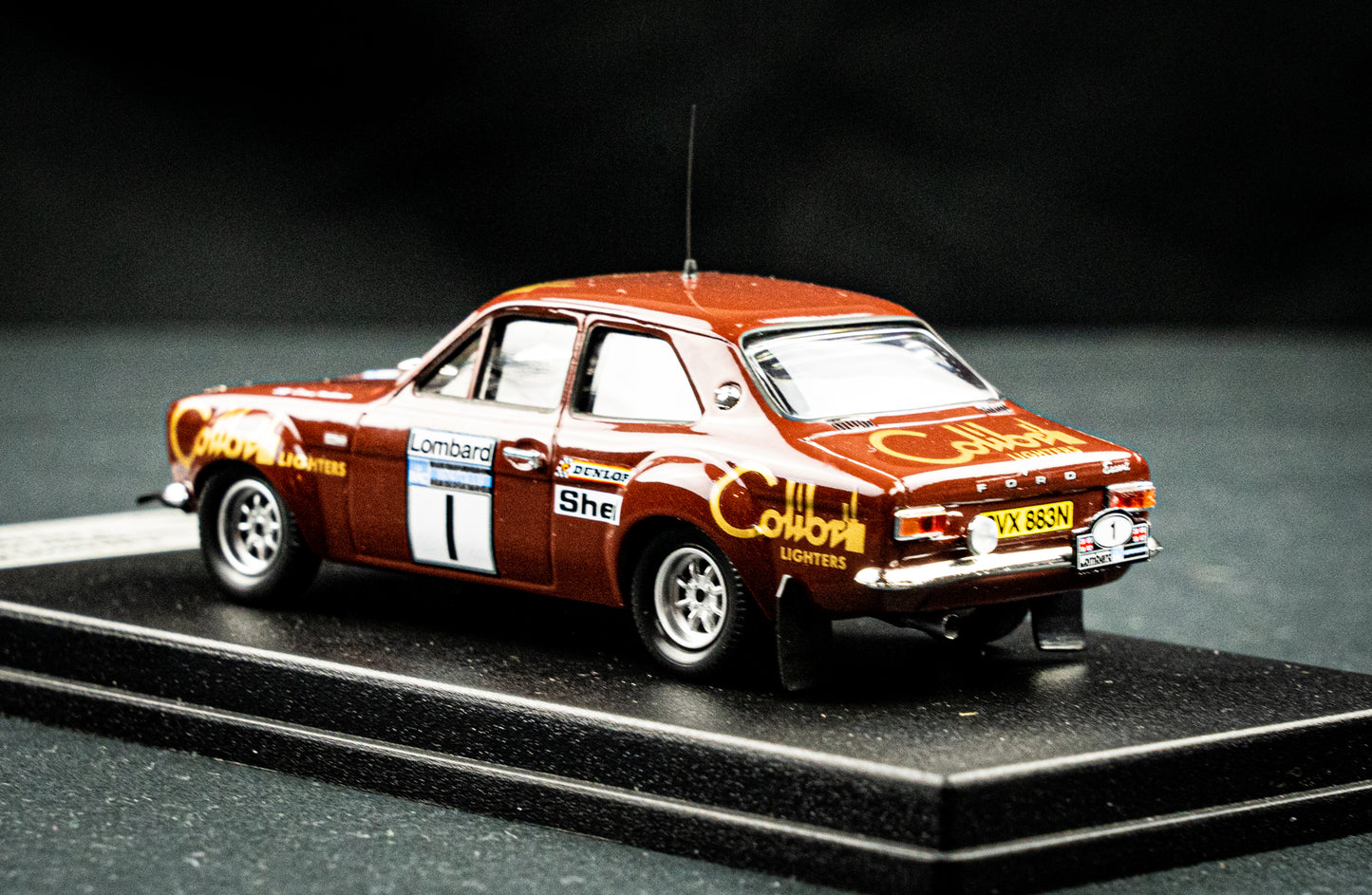 Ford Escort Mk1 #1 T. Mäkinen / H. Liddon RAC Rallye 1974 lim. Edition 1 / 150 Stk. 1:43